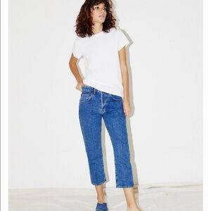 6397 Shorty Jeans in Skater Blue